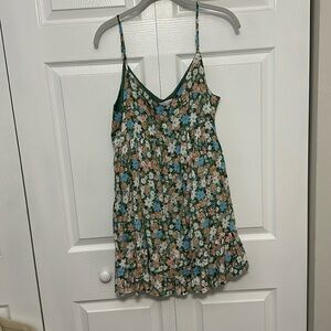 Pink Lily floral summer dress